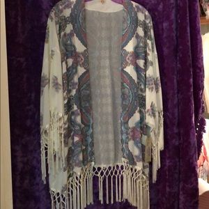 Reba by Reba McEntire Fringed jacket